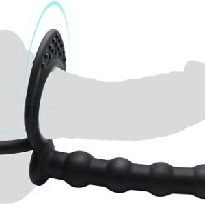 Silicone Anal Plug With Penis Ring