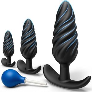 4PCS Silicone Anal Butt Plug Sex Toys