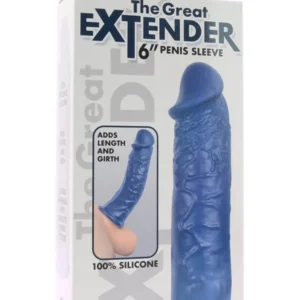 6-Inch Silicone Penis Sleeve Extender