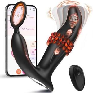 BEISAR Wiggling Anal Vibrator with Rechargeable Silicone Design