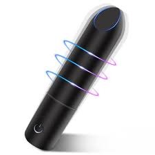 Bullet Vibrator with Angled Tip – Rechargeable Silicone Massager