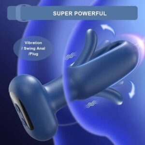 Butt Plug Vibrating Silicone Anal Sex Toy – Rechargeable Massage Plug
