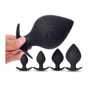 6-Piece Graduated Silicone Training Plug Set