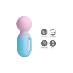 Jazzy Mini Wand Vibrator – Compact Rechargeable Massage Wand