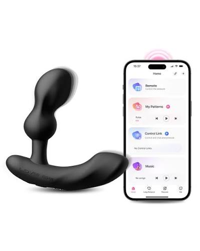 LOVENSE Edge 2 Prostate Massager Butt Plug – App Controlled Rechargeable Design