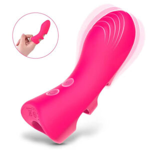 Magic Finger Telescopic Vibrator – Rechargeable Silicone Personal Massager