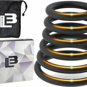 Silicone Penis Ring Cock Ring Enhances Erection – 6 Piece Set