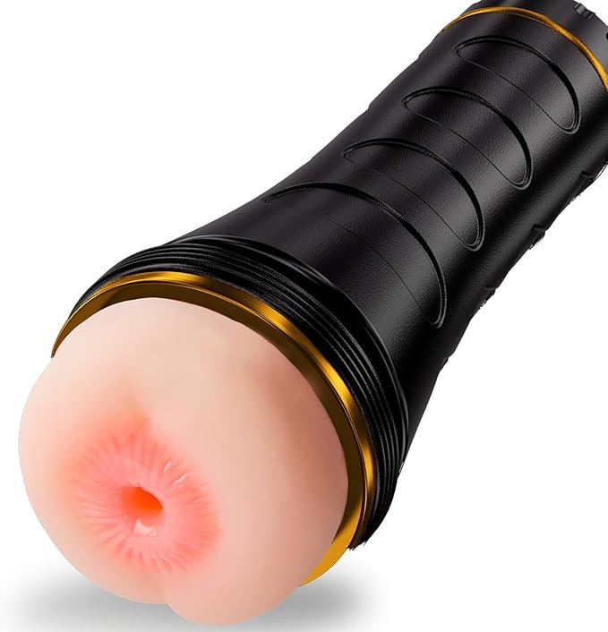 Anal Male Masturbator Cup with Textured TPE Sleeve – Adjustable Suction Design