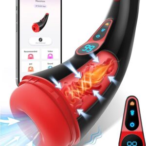 APP Control Male Personal Wellness Device with Heating & Multi-Mode TPE Sleeve