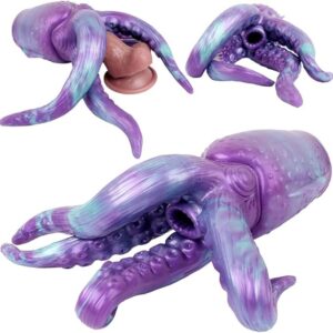 2-in-1 Octopus Fantasy Masturbator with Soft Silicone Design