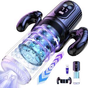 5-in-1 Automatic Male Masturbator with Pump and Smart Controls