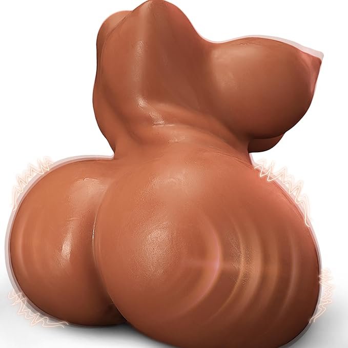 8.8LB Realistic BBW Vibrating Sex Doll Torso with Soft TPE Design