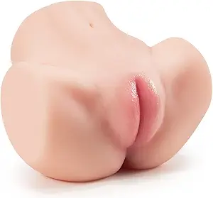 Sophia split-leg torso male masturbator with bubble butt and dual vaginal and anal channels