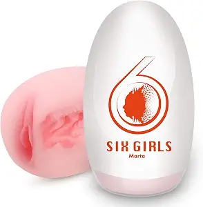 Book-style Vagina masturbation egg and male masturbator in ultra-stretch TPE with storage case
